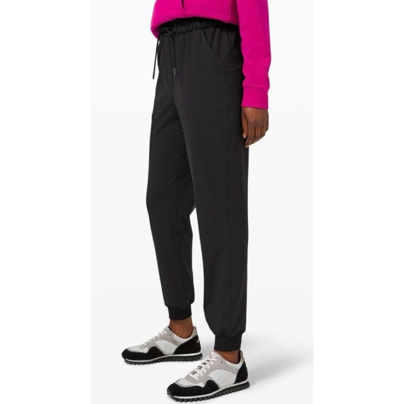 LULULEMON Black Keep Moving Joggers - Picture 1 of 8